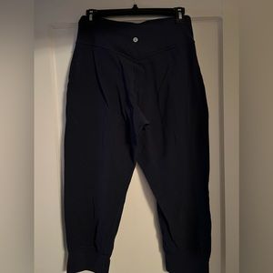 Navy Lululemon Align Cropped Jogger